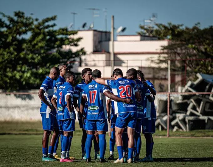 Time do Olaria que joga contra Nova Iguaçu nesta quarta (13). Foto: Vinícius Gentil / Olaria AC / Esporte News Mundo