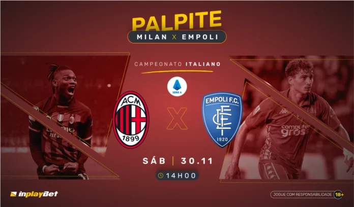 San Siro vai ferver! AC Milan x Empoli promete muita emoção, e as odds na inplayBet estão imperdíveis. Não fique de fora dessa!